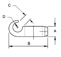 AIS 64&nbsp;HOOK FITTING